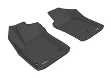 Load image into Gallery viewer, 3D MAXpider 2012-2019 Fiat 500/500E Kagu 1st Row Floormat - Black - GTR Auto