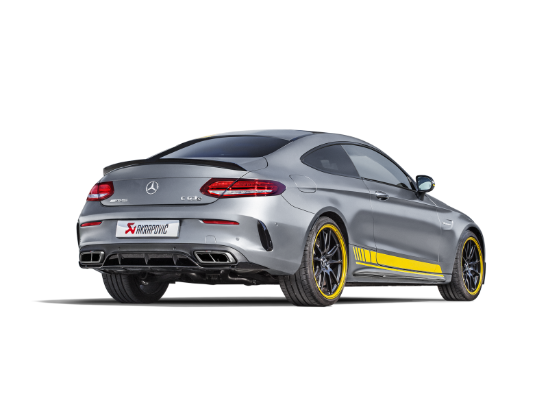 Akrapovic 16-17 AMG C63 Coupe Evolution Line Cat Back (Titanium) w/ Carbon Tips (Req. Link Pipe) - GTR Auto