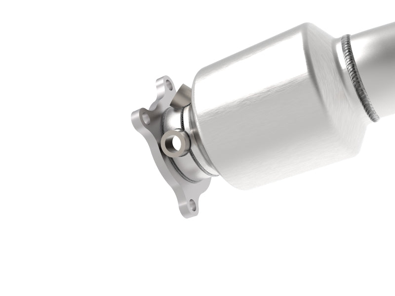 aFe 09-16 Audi A4/A5 (B8) L4-2.0L (t) Twisted Steel 3in. Downpipe - 304 Stainless w/ Cat - GTR Auto