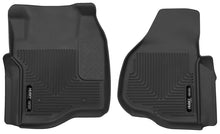 Load image into Gallery viewer, Husky Liners 11-12 Ford F250/F350/F450 Series Reg/Super/Crew Cab X-Act Contour Black Floor Liners - GTR Auto