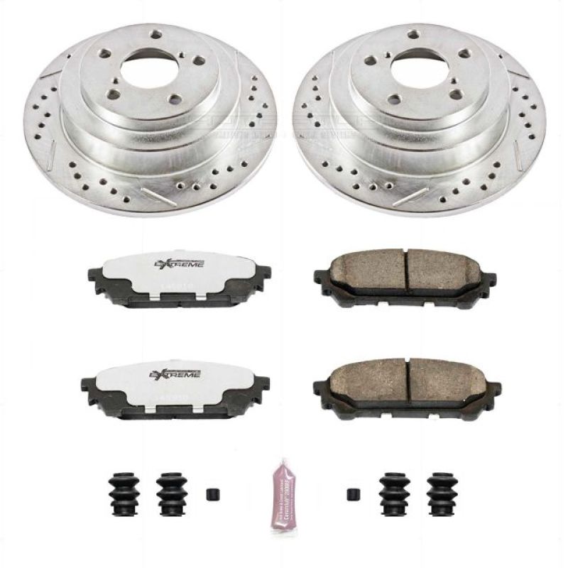 Power Stop 05-06 Saab 9-2X Rear Z26 Street Warrior Brake Kit - GTR Auto