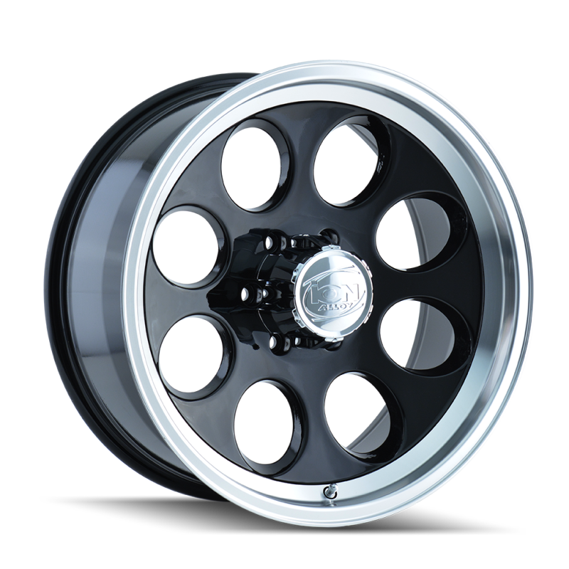 ION Type 171 15x10 / 5x114.3 BP / -38mm Offset / 83.82mm Hub Black/Machined Wheel - GTR Auto