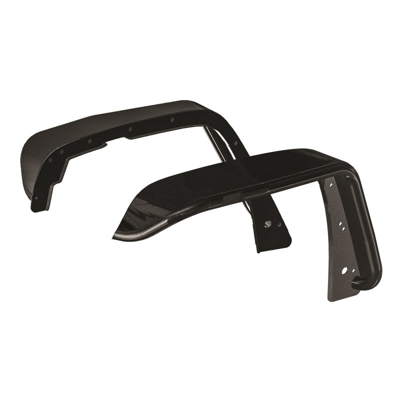 Westin/Snyper 07-17 Jeep Wrangler Tube Fenders - Front - Textured Black - GTR Auto