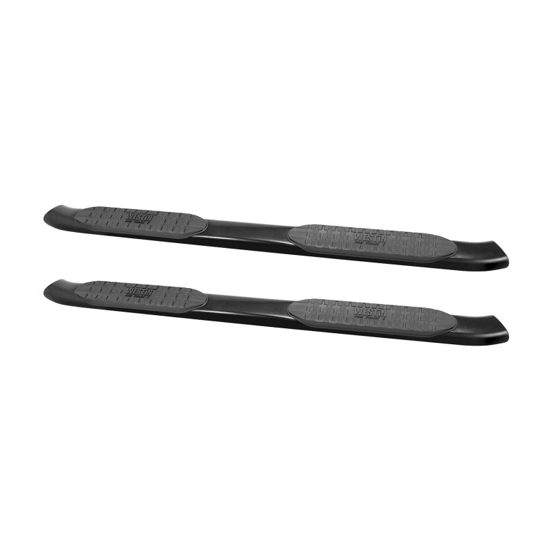 Westin 2015-2018 Ford F-150 SuperCrew PRO TRAXX 5 Oval Nerf Step Bars - Black - GTR Auto