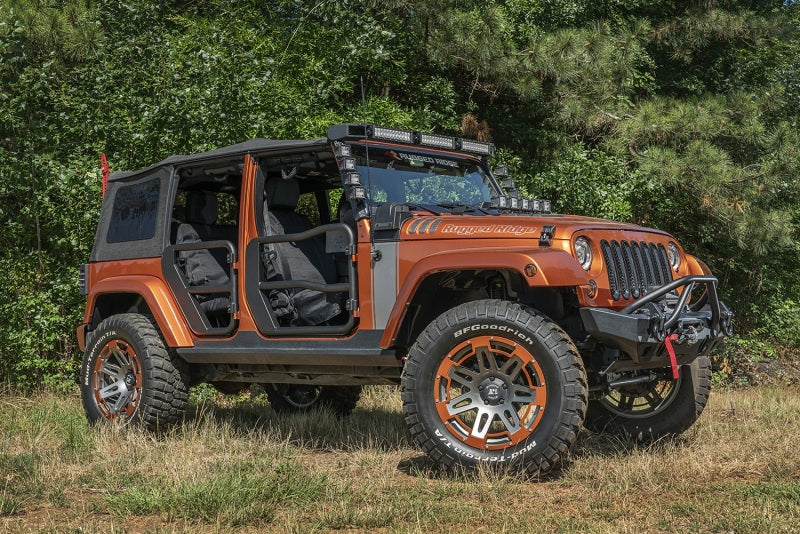 Rugged Ridge Fortis Tube Doors Front 07-18 Jeep Wrangler JK 11509.31