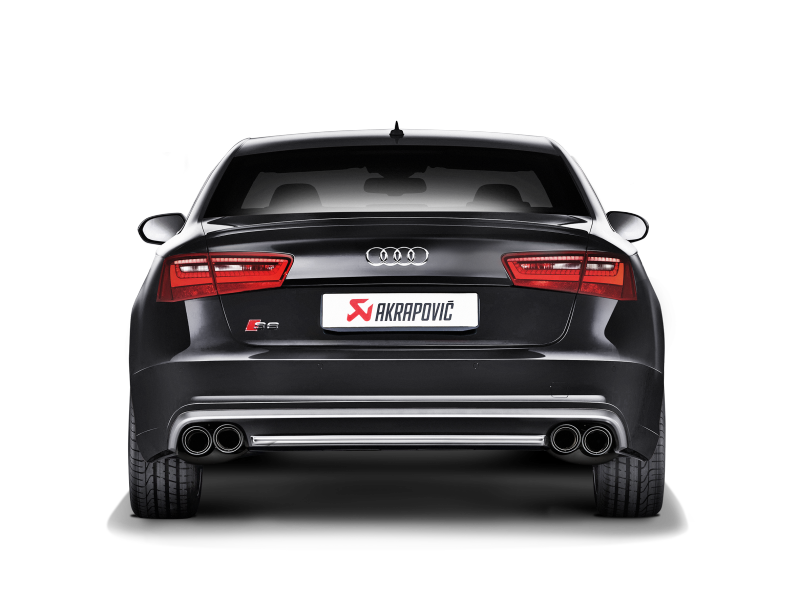 Akrapovic 13-17 Audi S6 Avant/Limousine (C7) Evolution Line Cat Back (Titanium) w/ Carbon Tips - GTR Auto
