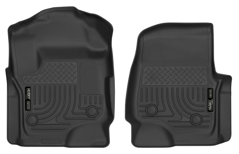 Husky Liners 2017 Ford F250 Crew Cab Vinyl X-Act Contour Black Floor Liners - GTR Auto