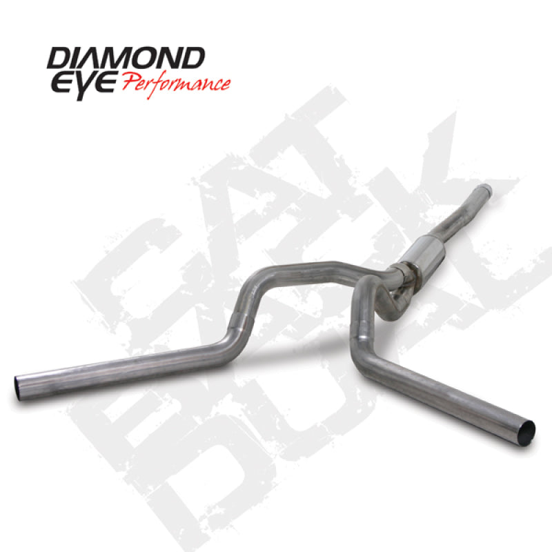 Diamond Eye KIT 4in Catback DUAL SS: 2006-2007.5 CHEVY/GMC 6.6L 2500/3500 - GTR Auto