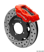 Load image into Gallery viewer, Wilwood Dynalite Front Big Brake Kit 11.00in SRP Drilled &amp; Slotted Rotors - Red 140-15912-DR