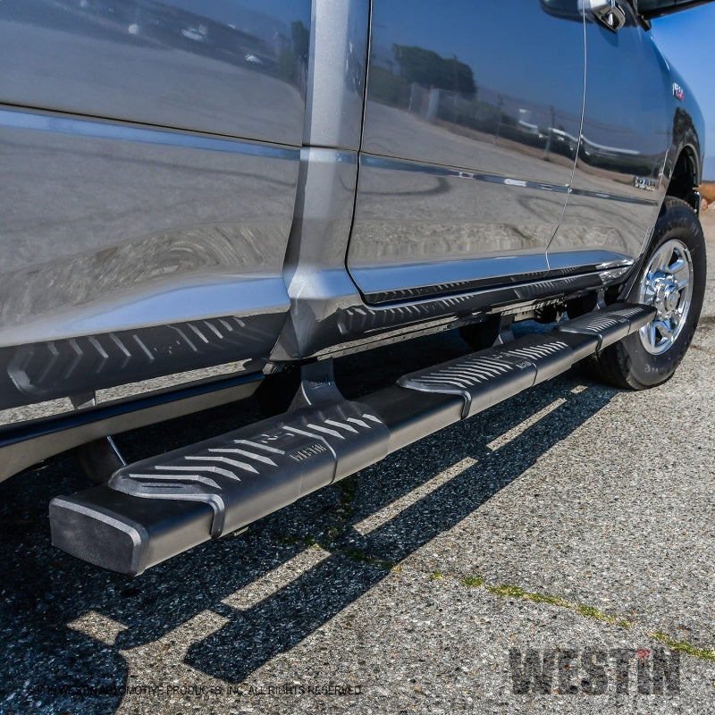 Westin 19-20 Ram 2500/3500 Crew Cab (6.5ft Bed) R5 M-Series W2W Nerf Step Bars - Textured Black - GTR Auto