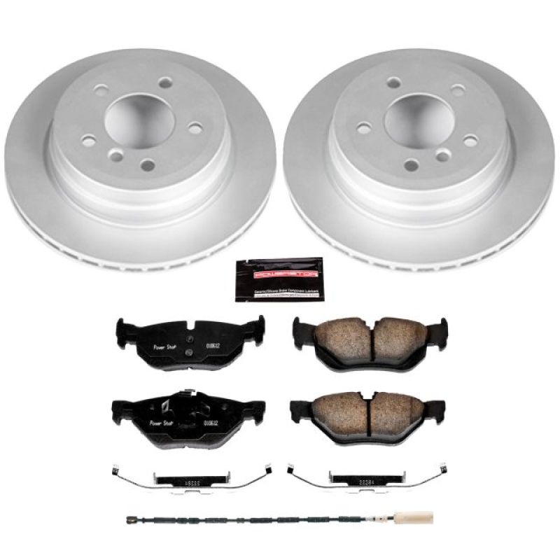 Power Stop 13-15 BMW X1 Rear Z23 Evolution Sport Coated Brake Kit CRK7008