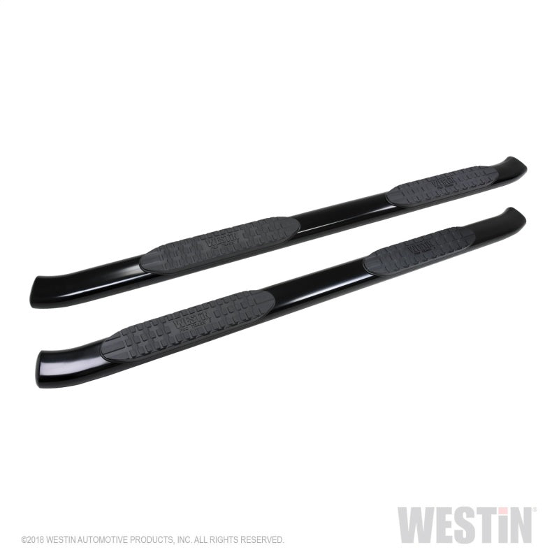 Westin 2019 Chevrolet Silverado/Sierra 1500 Crew Cab Non LD PRO TRAXX 5 Oval Nerf Step Bars - Black - GTR Auto