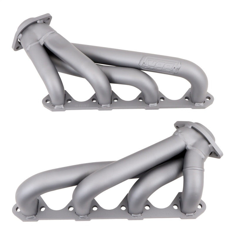 BBK 79-93 Mustang 351 Swap Shorty Unequal Length Exhaust Headers - 1-5/8 Titanium Ceramic - GTR Auto