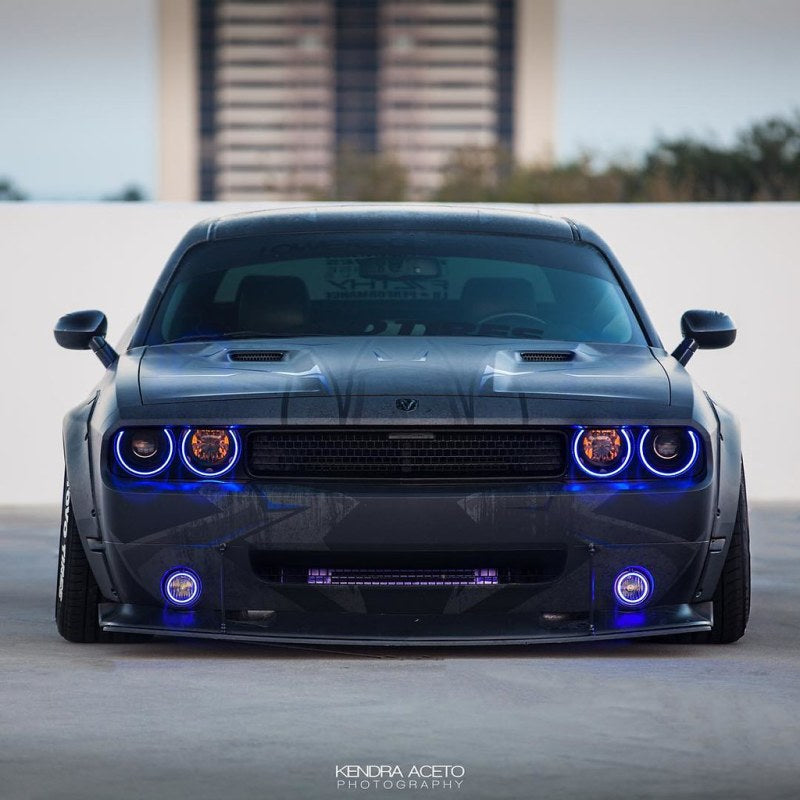 Oracle 08-14 Dodge Challenger Dynamic Surface Mount Headlight Halo Kit - - Dynamic - GTR Auto