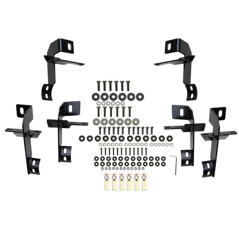 Westin 2007-2017 Jeep Wrangler Unlimited 4dr E-Series 3 Nerf Step Bars - Black - GTR Auto