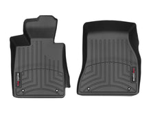 Load image into Gallery viewer, WeatherTech 2017+ BMW 5-Series Front FloorLiner - Black (xDrive Only - Does Not Fit RWD) - GTR Auto