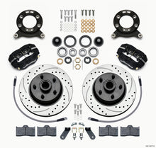 Load image into Gallery viewer, Wilwood Forged Dynalite-M Front Kit 11.30in 1 PC Rotor&amp;Hub-Drill 70-73 Mustang Disc &amp; Drum Spindle 140-13477-D