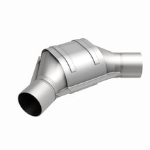 Load image into Gallery viewer, MagnaFlow Universal Catalytic Converter 2.00inch Angled Inlet/Outlet