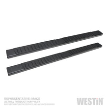 Load image into Gallery viewer, Westin 19-22 Chevrolet Silverado 1500 DC (Excl. 2019 LD/Limited) R7 Nerf Step Bars - Black - GTR Auto