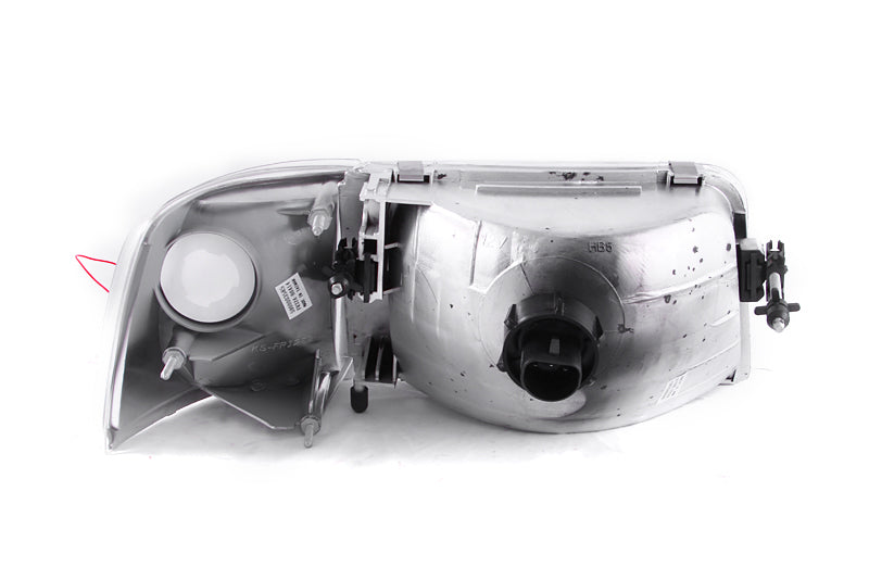 ANZO 1993-1997 Ford Ranger Crystal Headlights Chrome w/ Corner Lights 2pc - GTR Auto