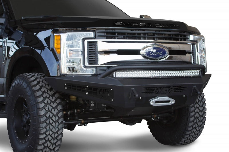 Addictive Desert Designs 17-18 Ford F-250 HoneyBadger Front Bumper w/ Winch Mount - GTR Auto