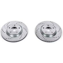 Load image into Gallery viewer, Power Stop 08-13 Nissan Rogue Front Evolution Drilled &amp; Slotted Rotors - Pair - GTR Auto