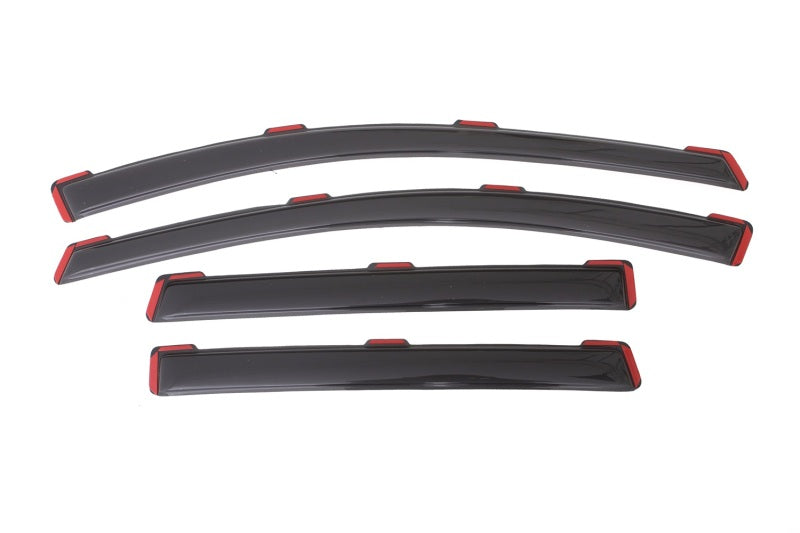 AVS 13-18 Ford Escape Ventvisor In-Channel Front & Rear Window Deflectors 4pc - Smoke - GTR Auto