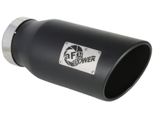 Load image into Gallery viewer, aFe MACH Force-XP 409 SS Right Side Single Wall Exhaust Tip 5in Inlet x 7in Outlet x 15in L 49T50701-B15