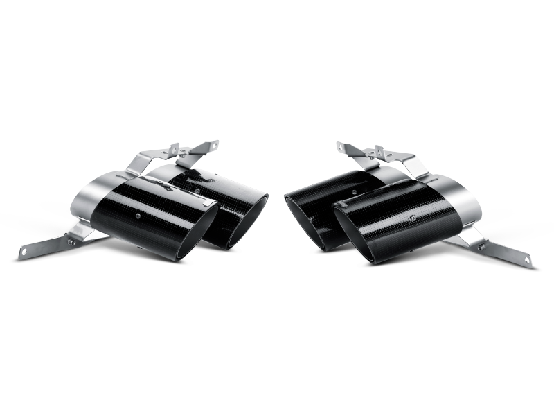 Akrapovic 09-14 Lamborghini Gallardo LP 550-2 Coupe Tail Pipe Set (Carbon) - GTR Auto