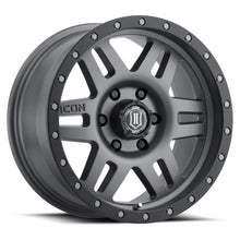 Load image into Gallery viewer, ICON Six Speed 17x8.5 6x5.5 25mm Offset 5.75in BS 108.1mm Bore Titanium Wheel - GTR Auto