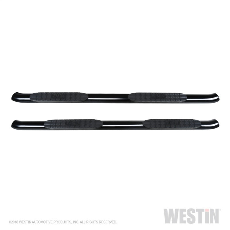 Westin 2019-2026 Chevy Silverado/Sierra 1500 Crew Cab Non LD PRO TRAXX 4 Oval Nerf Step Bars - Black - GTR Auto