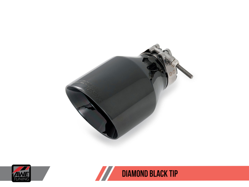 AWE Tuning Mk6 GLI 2.0T - Mk6 Jetta 1.8T Track Edition Exhaust - Diamond Black Tips - GTR Auto