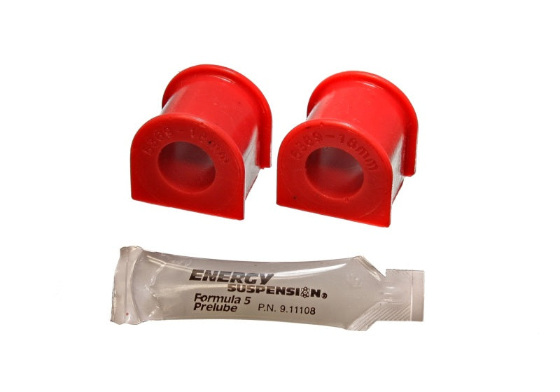 Energy Suspension 88-91 Honda Civic/CRX Red 18mm Front Sway Bar Bushings - GTR Auto