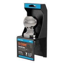 Load image into Gallery viewer, Curt 1-7/8in Trailer Ball (3/4in x 2-1/8in Shank 2000lbs Stainless Packaged)