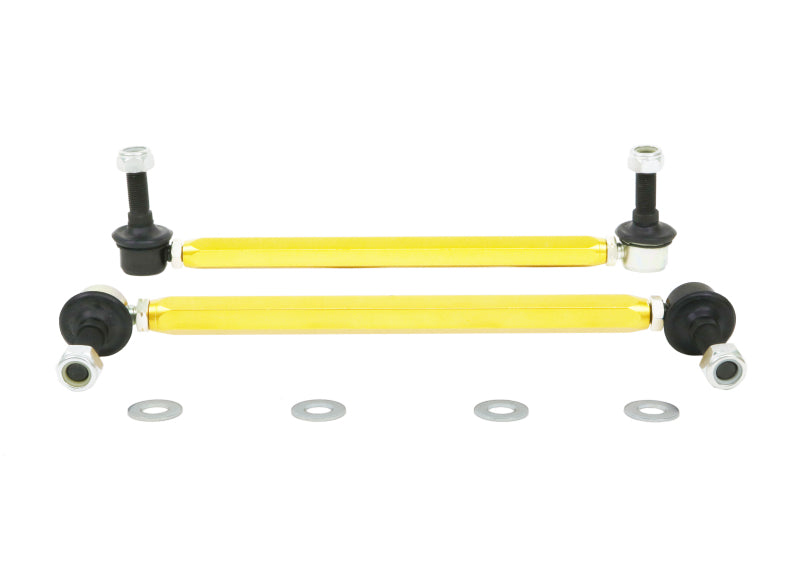 Whiteline 18-19 Kia Stinger Front Sway Bar Link Assembly Heavy Duty Adjustable Steel Ball - GTR Auto