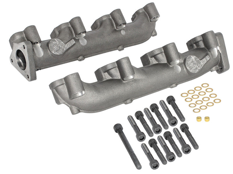 aFe Power BladeRunner Ported Ductile Iron Exhaust Manifold 01-16 GM Diesel Trucks V8-6.6L (td) - GTR Auto