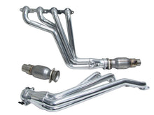 Load image into Gallery viewer, BBK 10-15 Camaro LS3 L99 Long Tube Exhaust Headers With Converters - 1-3/4 Silver Ceramic - GTR Auto
