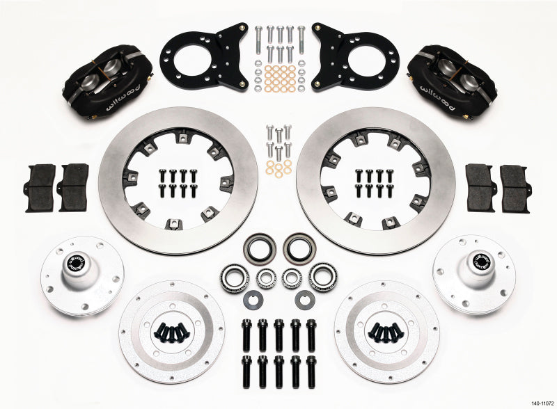 Wilwood Forged Dynalite Front Kit 12.19in 1965-1969 Mustang Disc & Drum Spindle - GTR Auto