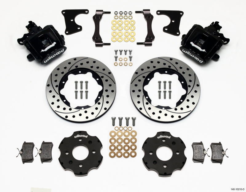 Wilwood Combination Parking Brake Rear Kit 11.00in Drilled Civic / Integra Drum 2.71 Hub Offset - GTR Auto