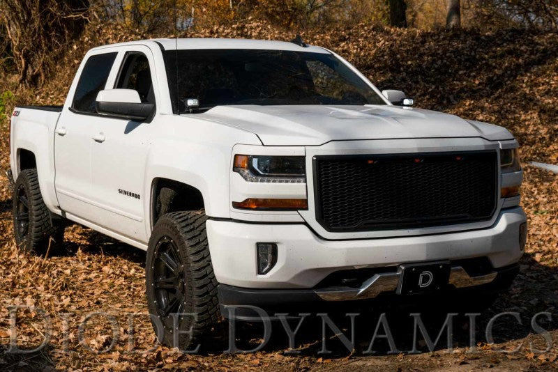 Diode Dynamics 14-19 Silverado/Sierra SS3 LED Ditch Light Kit - Pro White Combo - GTR Auto