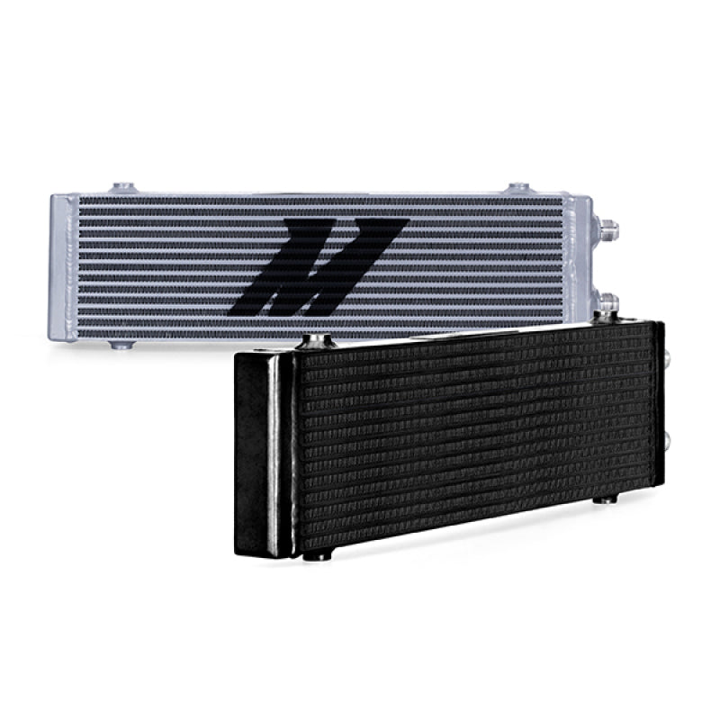 Mishimoto Universal Large Bar and Plate Dual Pass Silver Oil Cooler - GTR Auto