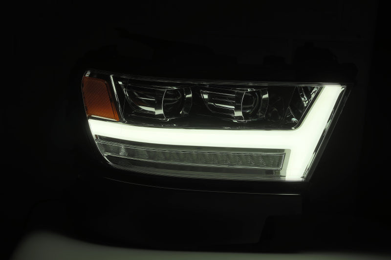 AlphaRex 19-20 Ram 1500HD PRO-Series Proj Headlight Plnk Styl Chrm w/Activ Light/Seq Signal/Plnk DRL - GTR Auto