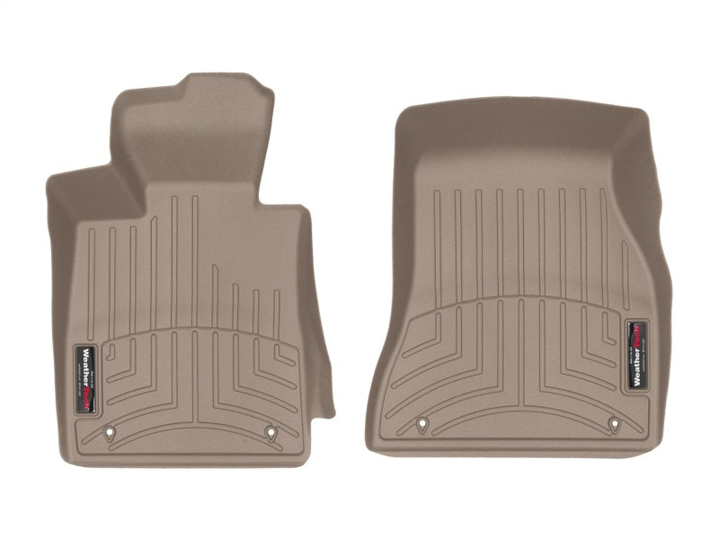 WeatherTech 2017+ BMW 5-Series Front FloorLiner - Tan (xDrive Only - Does Not Fit RWD) - GTR Auto