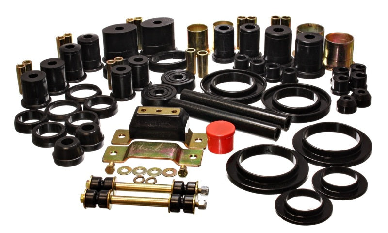 Energy Suspension 94-95 Ford Mustang Black Hyper-flex Master Bushing Set w/ V-8 - GTR Auto