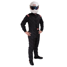 Load image into Gallery viewer, RaceQuip Black Chevron-5 Suit SFI-5 - M Tall