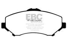 Load image into Gallery viewer, EBC 08-11 Chrysler Town &amp; Country 3.3 Ultimax2 Front Brake Pads - GTR Auto