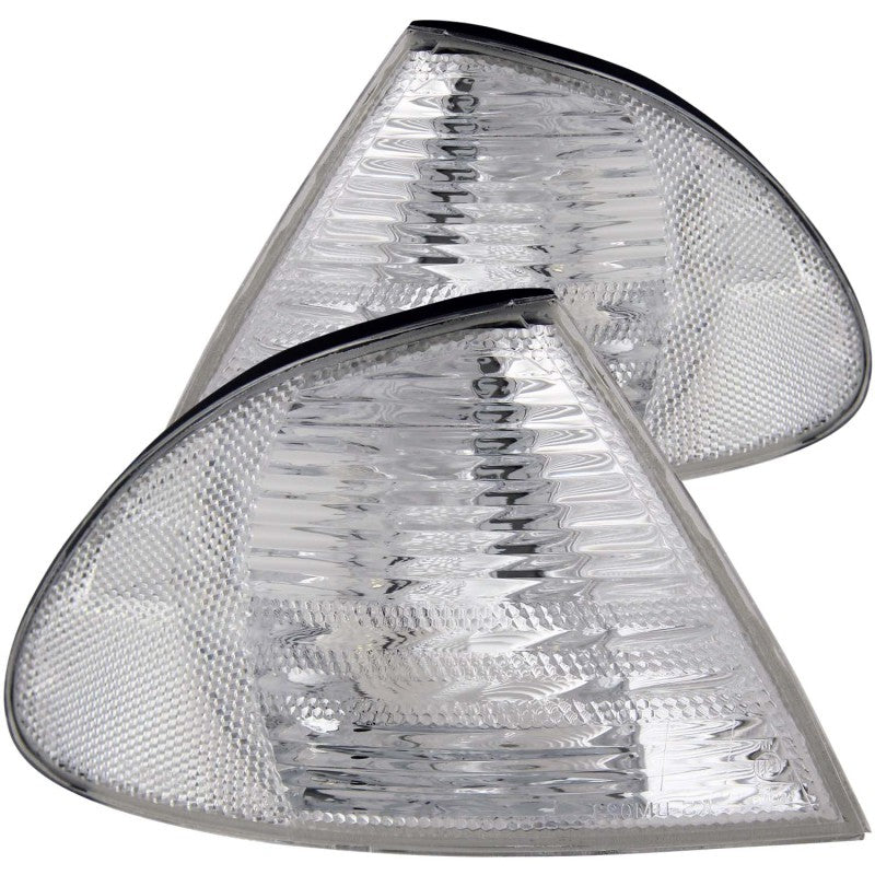 ANZO Corner Lights 1999-2001 BMW 3 Series E46 Euro Corner Lights Chrome - GTR Auto