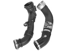 Load image into Gallery viewer, aFe BladeRunner 3in Black Intercooler Tube Cold Side w/ Couplings &amp; Clamps 11-13 BMW 335i 3.0L (t) - GTR Auto