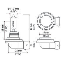 Load image into Gallery viewer, Hella Optilux H9 12V/100W XB Xenon White Bulb (pair) - GTR Auto