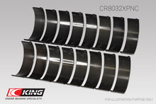 Load image into Gallery viewer, King Engine Bearings Chrysler 345/ 370 16V (Size 0.25) pMaxBlack Coated Connecting Rod Bearing Set